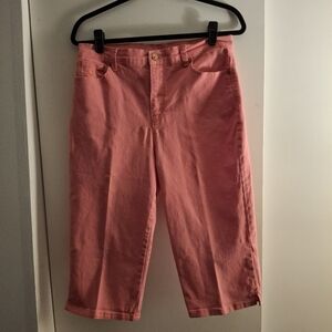 Gloria Vanderbilt Women's Pink Cropped Pants